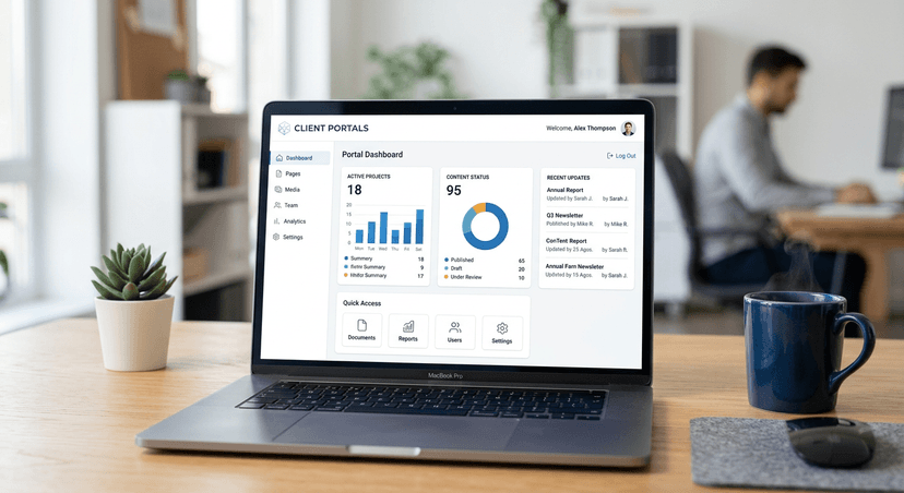 Delivering Professional Client Portals Without the Support Headache